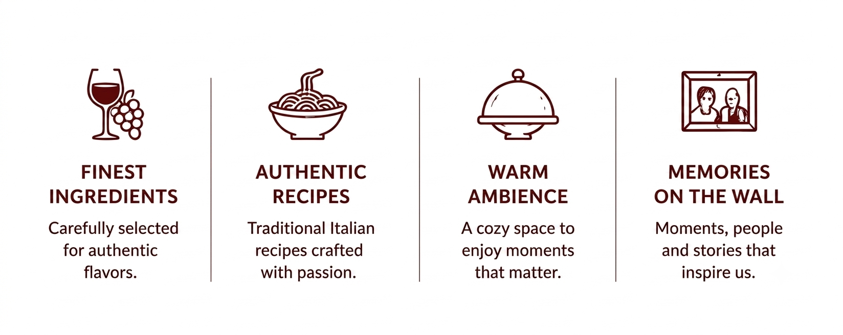 Italian Restaurant, a free restaurant & menu digital signage template