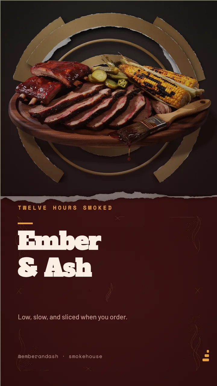 Smokehouse sharing platter board · Portrait for Ember & Ash: slide 1 of 4, the venue and what it is known for